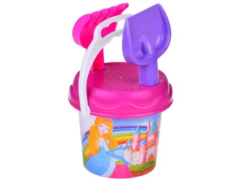 JOKOMISIADA Taczki dla dziecka akcesoria do piaskownicy wiaderko łopatka grabki ZA5469