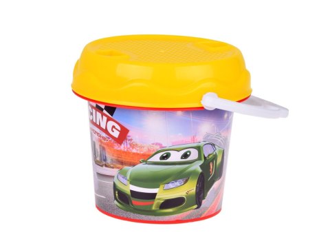 JOKOMISIADA Taczki dla dziecka akcesoria do piaskownicy wiaderko łopatka grabki ZA5469