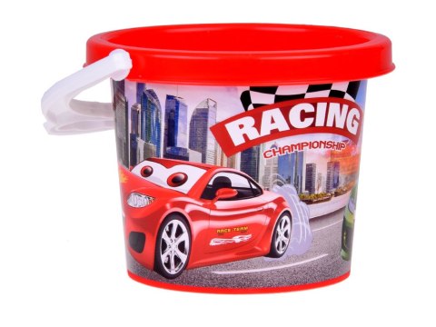 JOKOMISIADA Taczki dla dziecka akcesoria do piaskownicy wiaderko łopatka grabki ZA5469