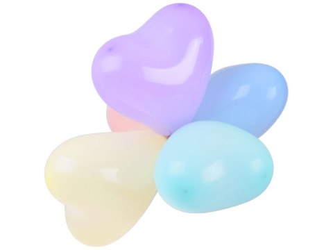 JOKOMISIADA Urocze Balony w kształcie Serca Zestaw balonów serduszka 24 szt ZA5567