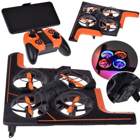 JOKOMISIADA Zdalnie sterowany dron Quadcopter pojazd latający na aplikację RC0702