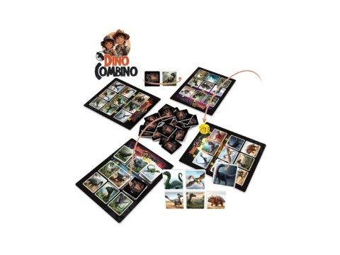 Jawa Jawa Pamięciowa gra planszowa DINO Combino - dinozaury GR0714