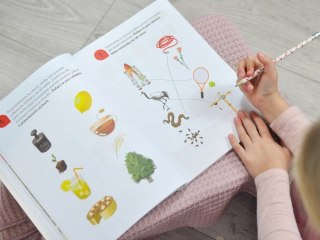 Kapitan Nauka Elementarz przedszkolaka 4-6 lat. Montessori łamigłowki wycinanki KS1017