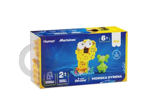 Marioinex Marioinex Diplodok i Morska Syrena klocki 60 ele Mini wafle figurka ZA5500