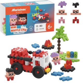 Marioinex Marioinex Klocki mini wafle City Straż pożarna 80ele 2 figurki ZA5488
