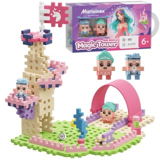Marioinex Marioinex Klocki mini wafle Księżniczka Magiczna wieża 80el figurki ZA5494