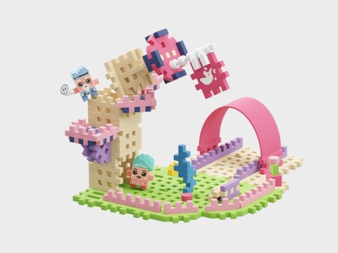 Marioinex Marioinex Klocki mini wafle Księżniczka Magiczna wieża 80el figurki ZA5494