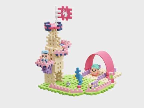 Marioinex Marioinex Klocki mini wafle Księżniczka Magiczna wieża 80el figurki ZA5494