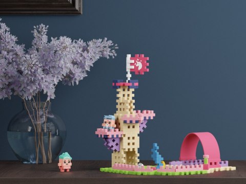 Marioinex Marioinex Klocki mini wafle Księżniczka Magiczna wieża 80el figurki ZA5494