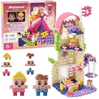 Marioinex Marioinex Klocki mini wafle Wieża Fantazji 148ele 2 figurki ZA5493
