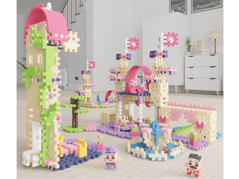 Marioinex Marioinex Klocki mini wafle Wieża Fantazji 148ele 2 figurki ZA5493