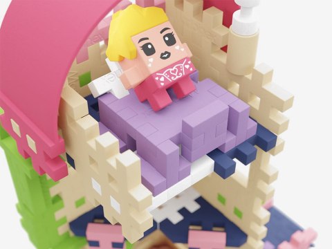 Marioinex Marioinex Klocki mini wafle Wieża Fantazji 148ele 2 figurki ZA5493