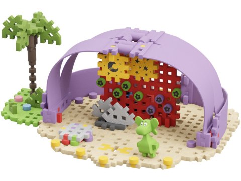 Marioinex Marioinex Smok Diplodok i Scena Mini wafle klocki 148el + figurka ZA5502