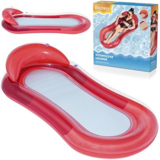 Bestway Bestway Dmuchany materac z siatką Leżanka wodna CZERWNONA 160cm 43103