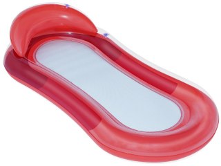 Bestway Bestway Dmuchany materac z siatką Leżanka wodna CZERWNONA 160cm 43103