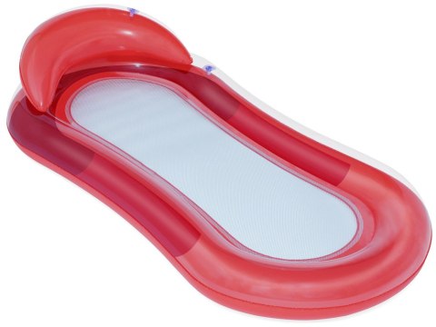 Bestway Bestway Dmuchany materac z siatką Leżanka wodna CZERWNONA 160cm 43103