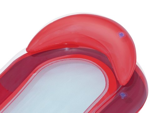 Bestway Bestway Dmuchany materac z siatką Leżanka wodna CZERWNONA 160cm 43103