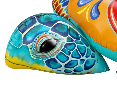 Bestway Bestway Dmuchany materac z uchwytami ŻÓŁW Nadruk Majolika 183x173cm 41523