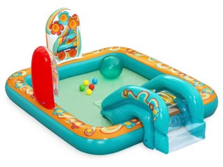 Bestway Bestway Dmuchany wodny plac zabaw Zjeżdżalnia + zraszacz + piłki 53164