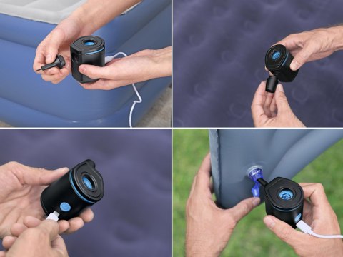 Bestway Bestway Elektryczna pompka powietrzba USB + końcówki 62289