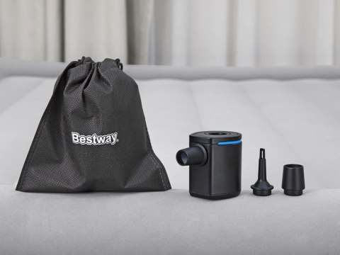 Bestway Bestway Elektryczna pompka powietrzba USB + końcówki 62289