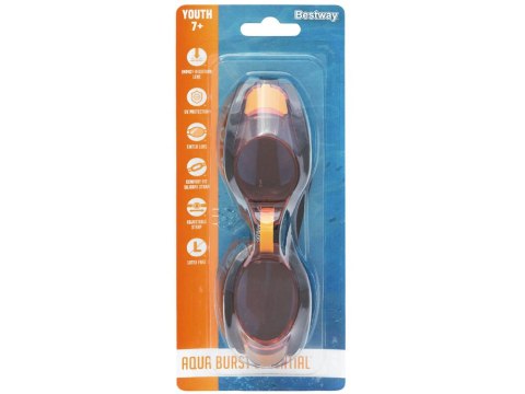 Bestway Bestway Okularki do pływania dla dzieci CZERWONE 7+ 21005