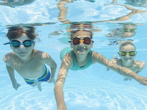 Bestway Bestway Okularki do pływania dla dzieci ŻÓŁTE 7+ 21005