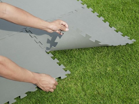 Bestway Bestway Piankowa mata pod basen SZARY 50cmx50cm 58639