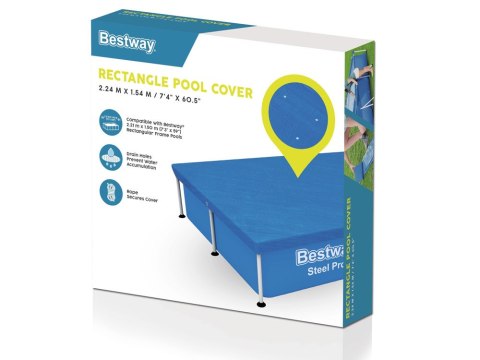 Bestway Bestway Plandeka Pokrywa na basen 221x150cm 58103