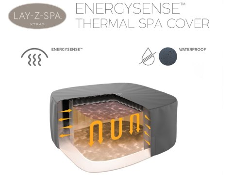 Bestway Bestway Pokrywa termiczna pokrowiec ENERGYSENSE do Lay-Z-Spa 230cm 60333