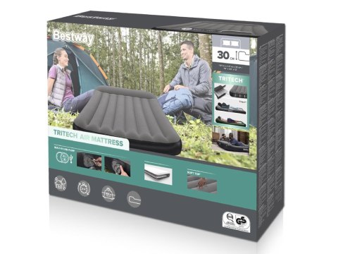 Bestway Bestway Samopompujący materac kempingowy 2-os 300kg TRITECH 191x137cm 671BR