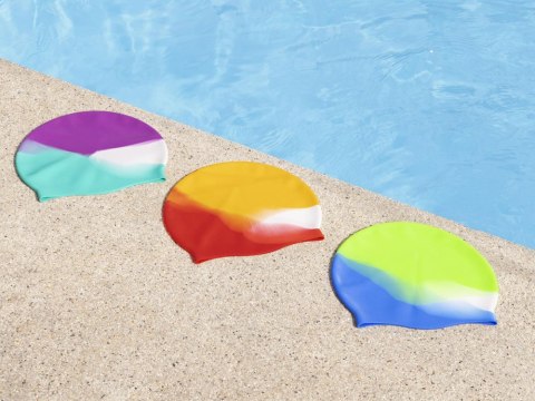 Bestway Bestway Silikonowy czepek kąpielowy basenowy dla dzieci KOLOROWY 3+ 26049