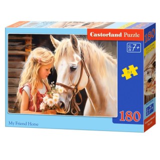 Castorland Puzzle 180-elementów My Friend Horse B-018536