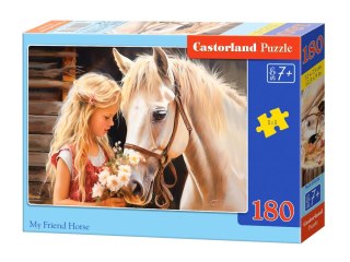 Castorland Puzzle 180-elementów My Friend Horse B-018536