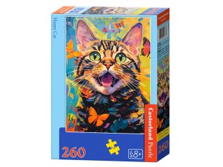 Castorland Puzzle 260-elementów Happy Cat B-27637-1