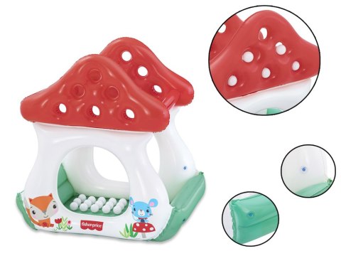 Fisher-Price Bestway Dmuchany basen z kulkami GRZYBEK MUCHOMOREK Fisher Price 93570