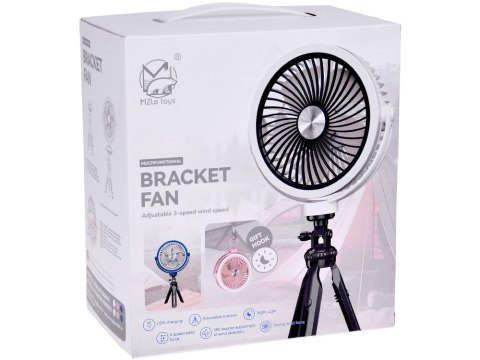 JOKOMISIADA Cichy Wiatrak biurkowy Wentylator Bezprzewodowy USB 3 x nawiew ZA5609