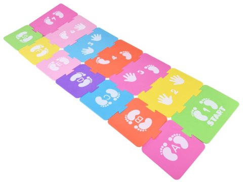 JOKOMISIADA Dynamiczna gra ruchowa "Działaj z zamieszaniem" - piankowe puzzle ZA5611