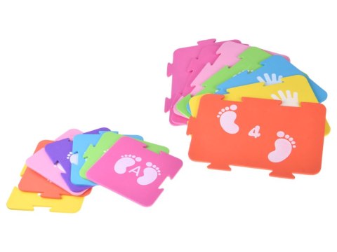 JOKOMISIADA Dynamiczna gra ruchowa "Działaj z zamieszaniem" - piankowe puzzle ZA5611