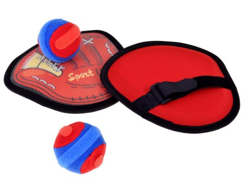 JOKOMISIADA Gra sportowa Catchball zestaw 2 x Tarcza + 2 piłki Idealna zabawa SP0829
