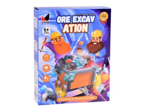 JOKOMISIADA Mały archeolog wykopaliska kamienie szlachetne szukanie skarbów ZA5597