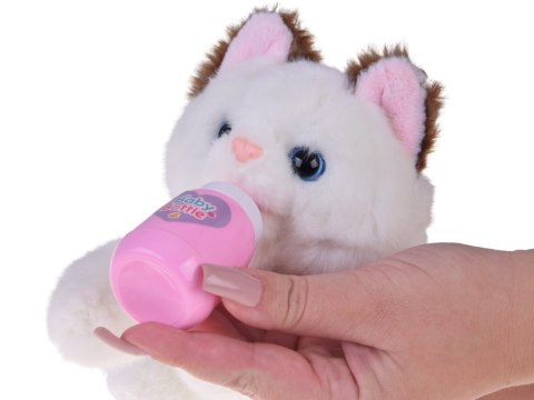 JOKOMISIADA Mięciutki KOTEK z efektem bicia serca i wyginanymi łapkami w plecaku ZA5593