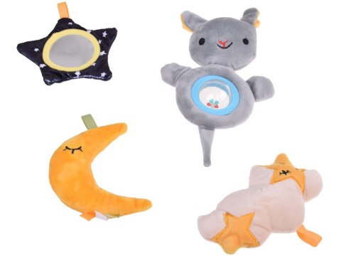 JOKOMISIADA Miękka mata edukacyjna z pałąkiem CHMURKA w stonowanych kolorach ZA5590