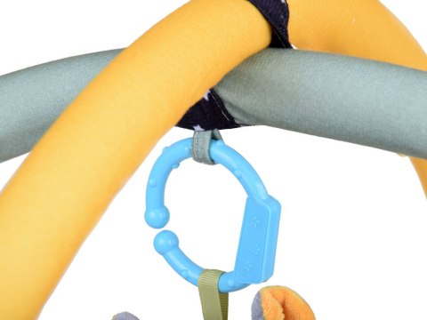 JOKOMISIADA Miękka mata edukacyjna z pałąkiem CHMURKA w stonowanych kolorach ZA5590