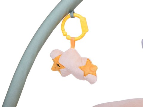 JOKOMISIADA Miękka mata edukacyjna z pałąkiem CHMURKA w stonowanych kolorach ZA5590