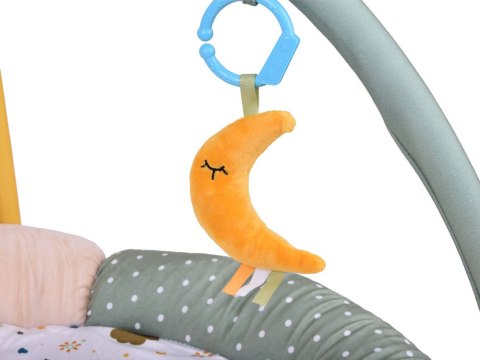 JOKOMISIADA Miękka mata edukacyjna z pałąkiem CHMURKA w stonowanych kolorach ZA5590