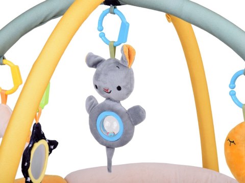 JOKOMISIADA Miękka mata edukacyjna z pałąkiem CHMURKA w stonowanych kolorach ZA5590