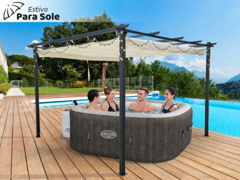 JOKOMISIADA PERGOLA ogrodowa Para Sole ESTIVO Altana tarasowa 3x3x2,4m SP0835