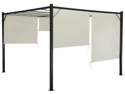 JOKOMISIADA PERGOLA ogrodowa Para Sole ZONA Altana tarasowa 3x3x2m ROLETY SP0836