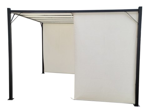 JOKOMISIADA PERGOLA ogrodowa Para Sole ZONA Altana tarasowa 3x3x2m ROLETY SP0836